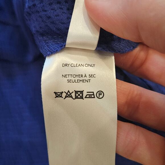 Anthropologie Maeve Jimena Dress Size M Sapphire Blue‎ Oversized Midi Boho - Picture 10 of 11